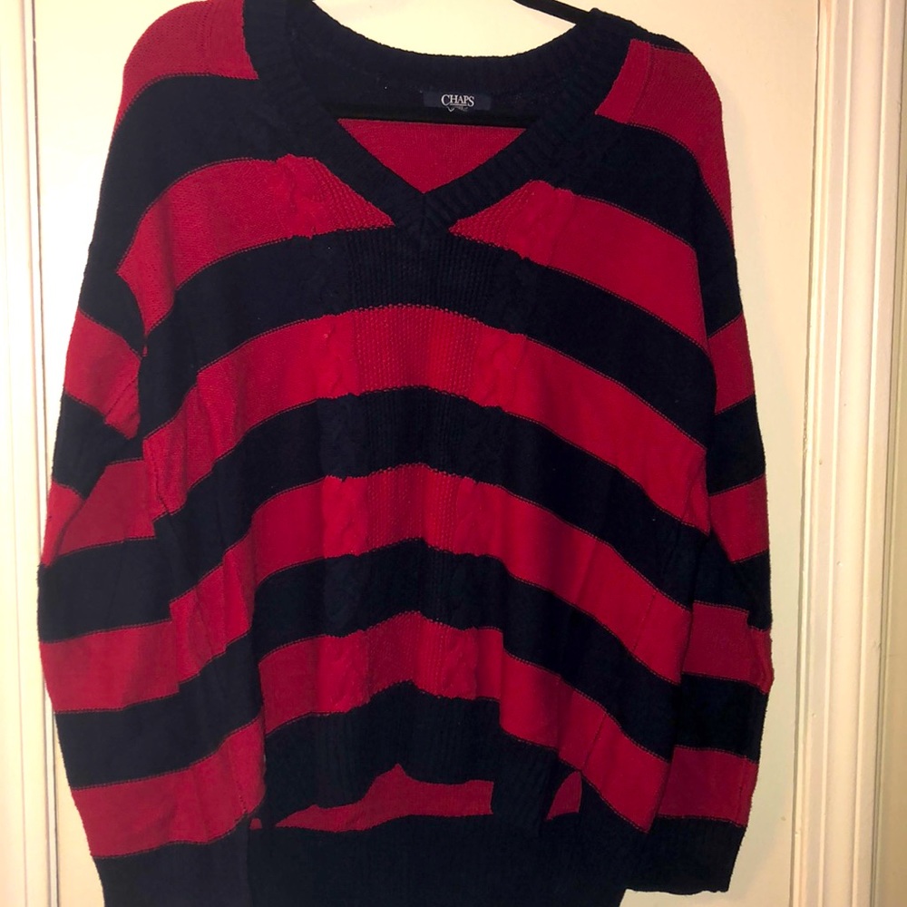 Chaps Striped Sweater